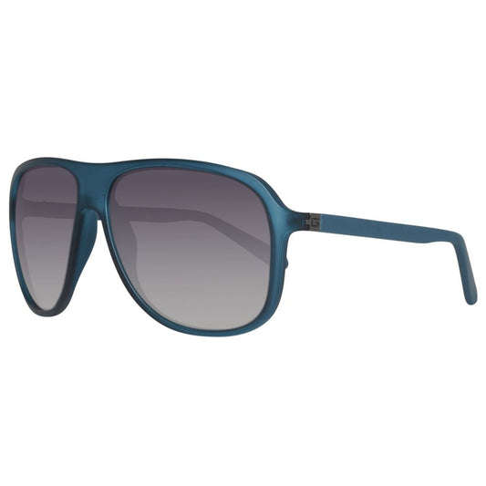 Guess Blaue Plastiksonnenbrille