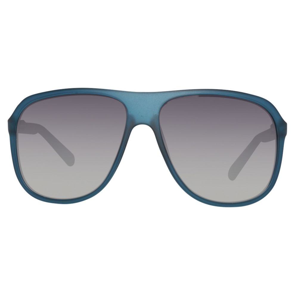 Guess Blaue Plastiksonnenbrille