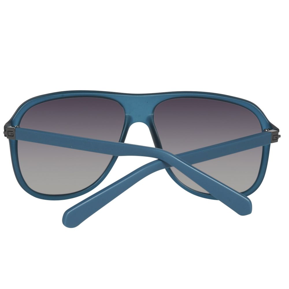 Guess Blaue Plastiksonnenbrille