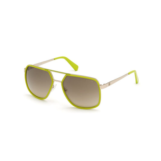 Guess Grüne Metall-Sonnenbrille