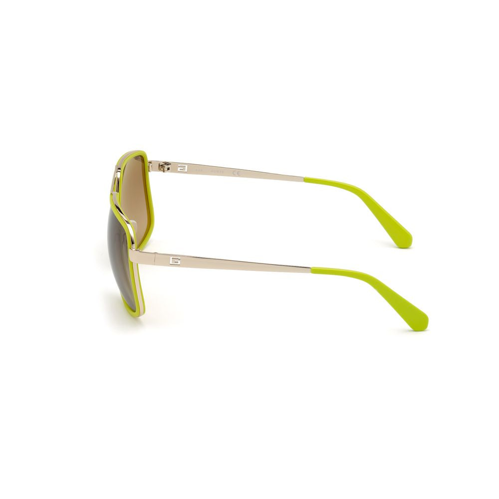 Guess Grüne Metall-Sonnenbrille