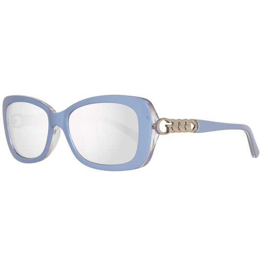 Guess Blaue Plastiksonnenbrille