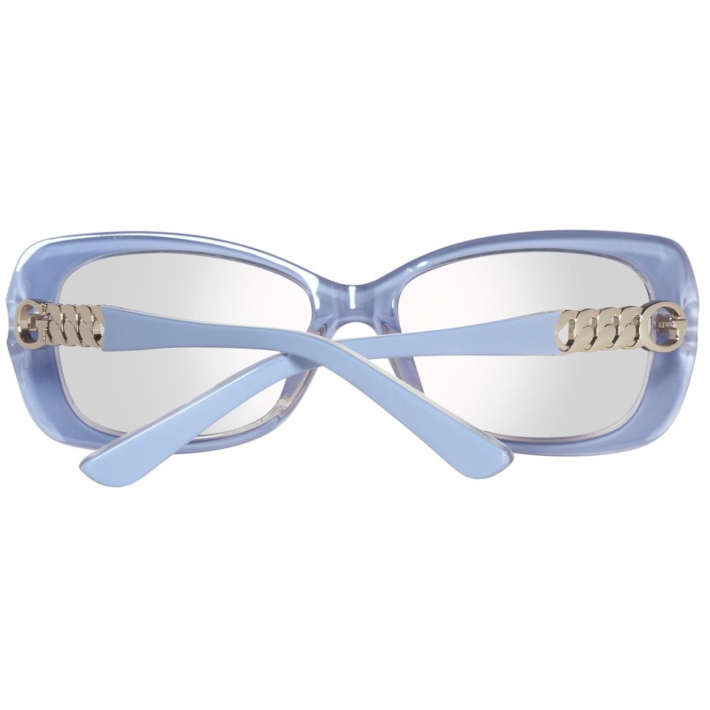 Guess Blaue Plastiksonnenbrille