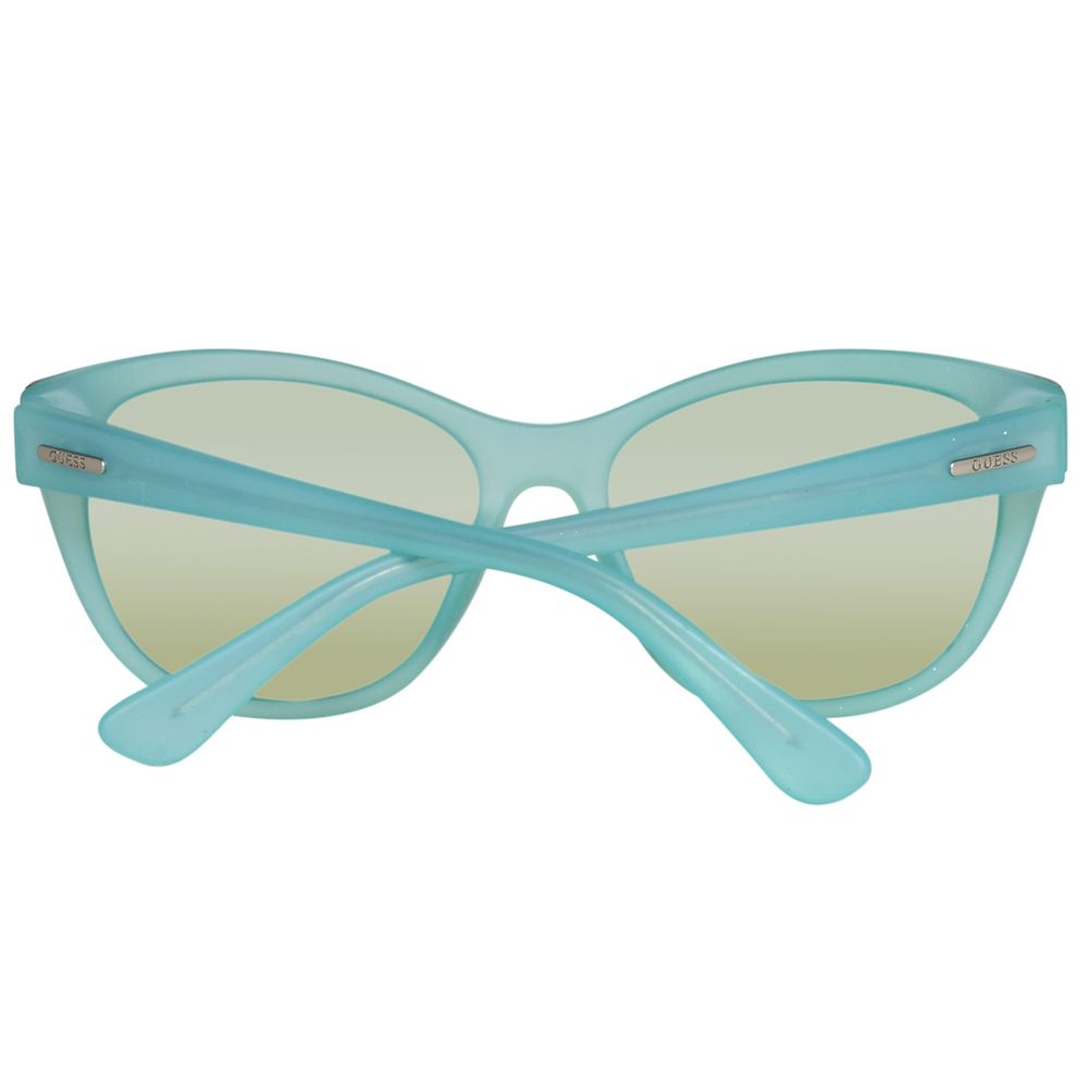 Guess Blaue Plastiksonnenbrille