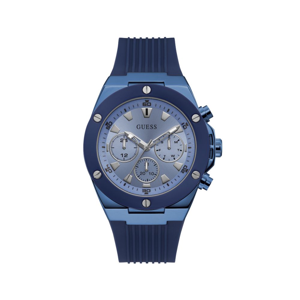 Guess Blaue Silikonuhr