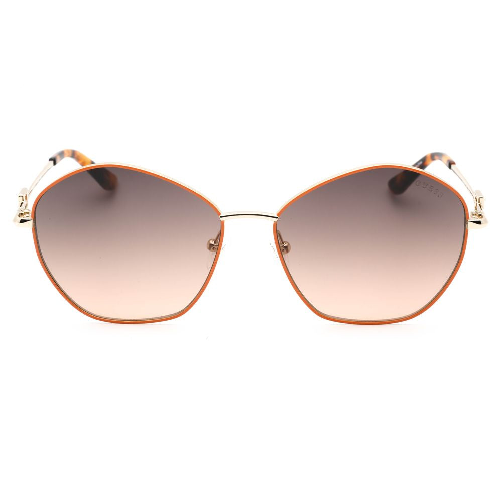 Guess Orangefarbene Metall-Sonnenbrille