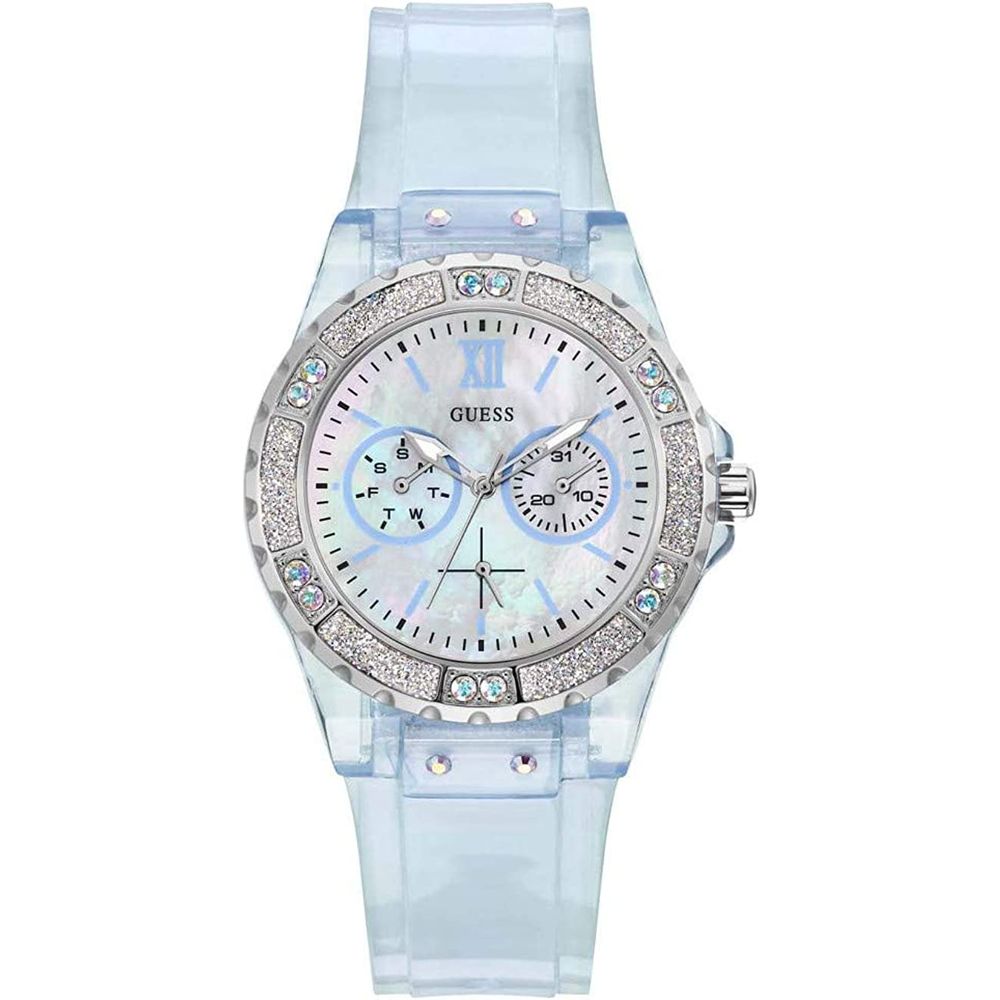 Guess Blaue Silikonuhr