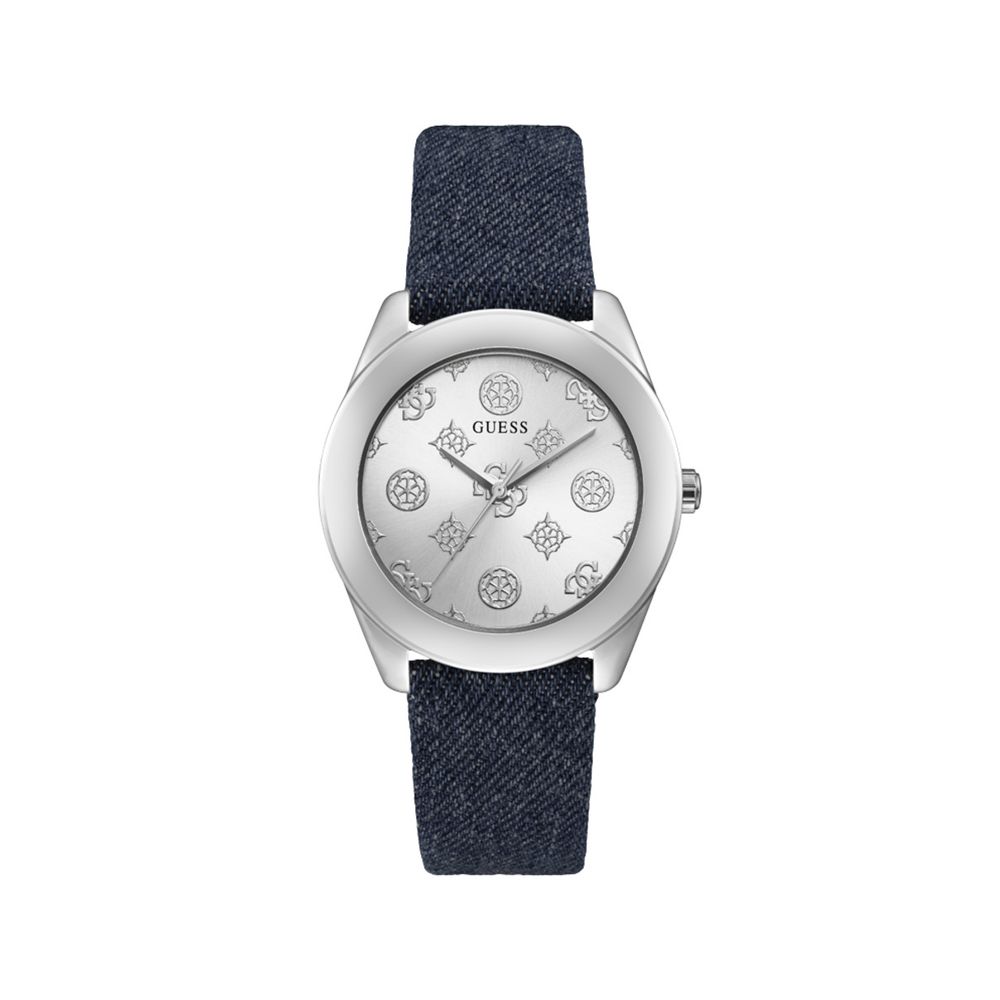 Guess Blaue Lederuhr