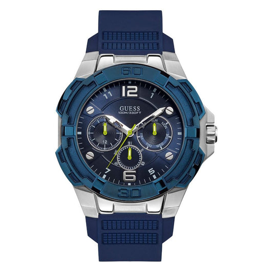 Guess Blaue Gummiuhr