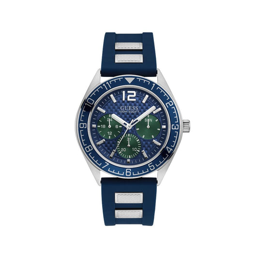 Guess Blaue Silikonuhr