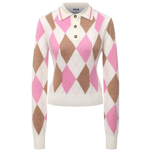 MSGM Multicolor Virgin Wool Sweater