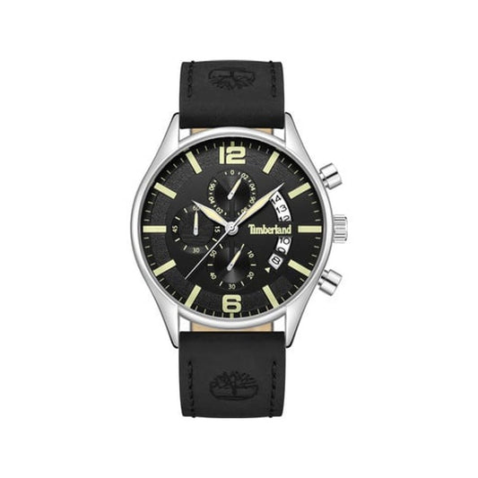 Timberland Schwarze Lederuhr