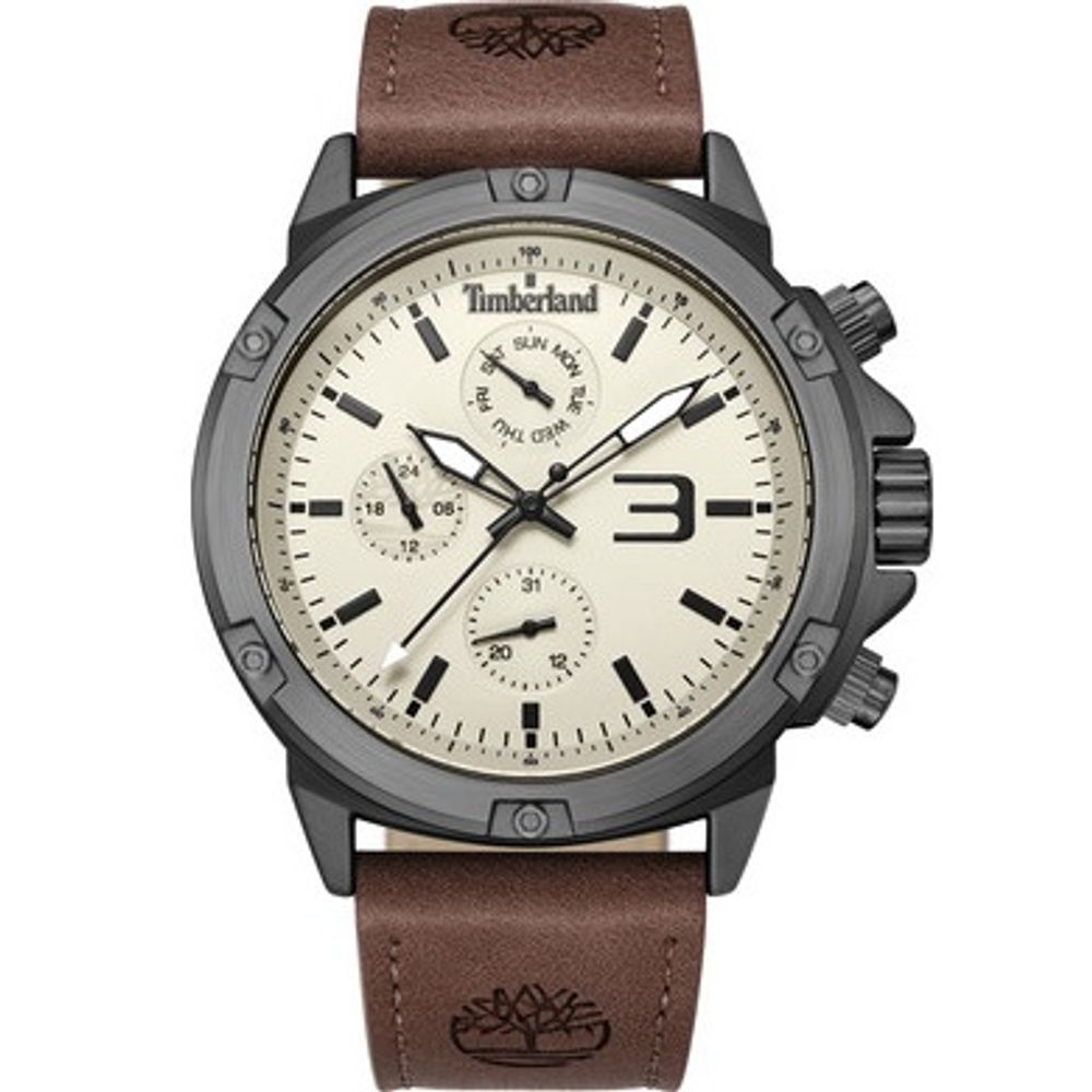 Timberland Braune Lederuhr