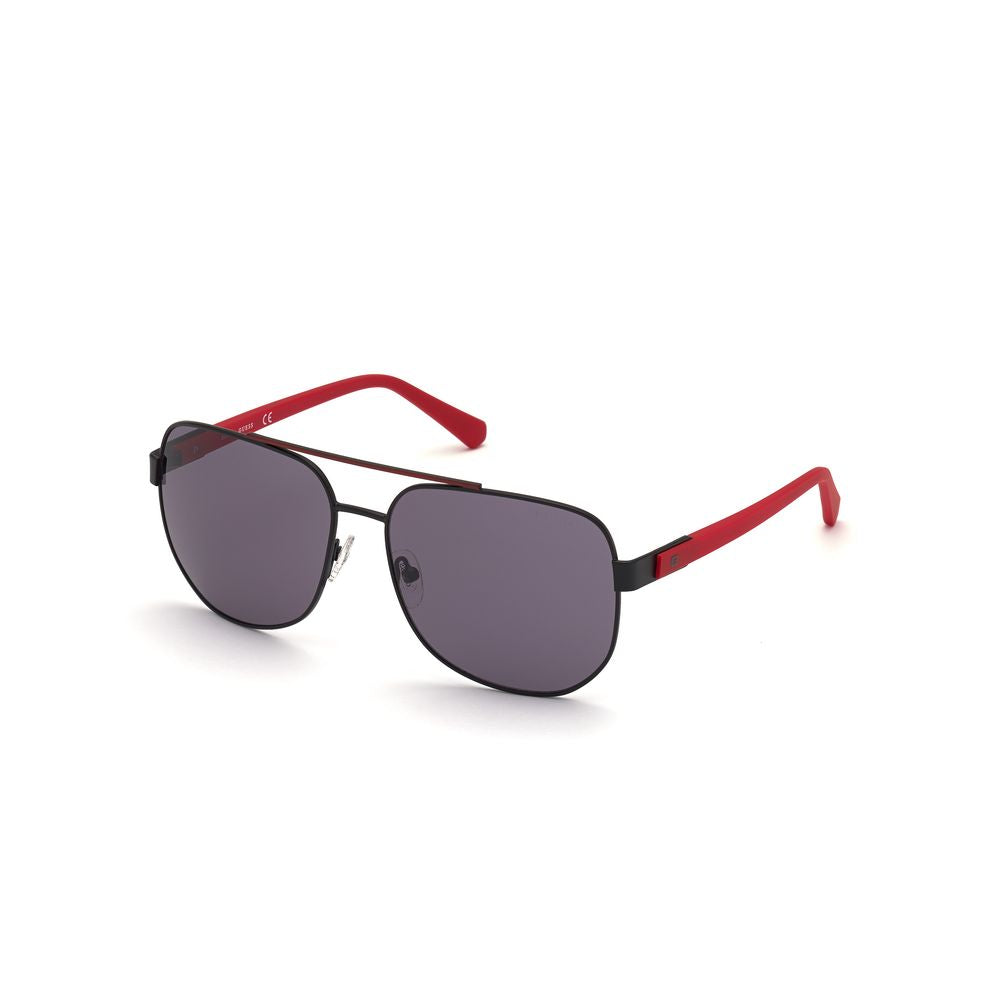 Guess Schwarze Metall-Sonnenbrille