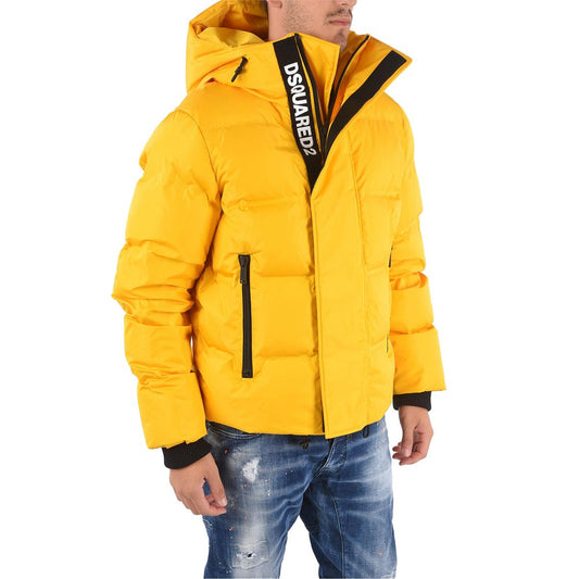 Dsquared² Gelbe Nylon Männer Jacke