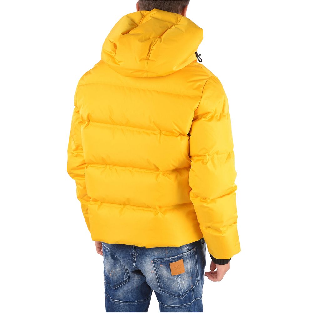 Dsquared² Gelbe Nylon Herrenjacke