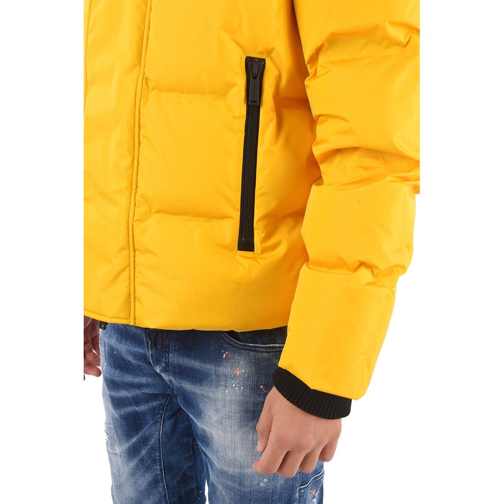 Dsquared² Gelbe Nylon Herrenjacke