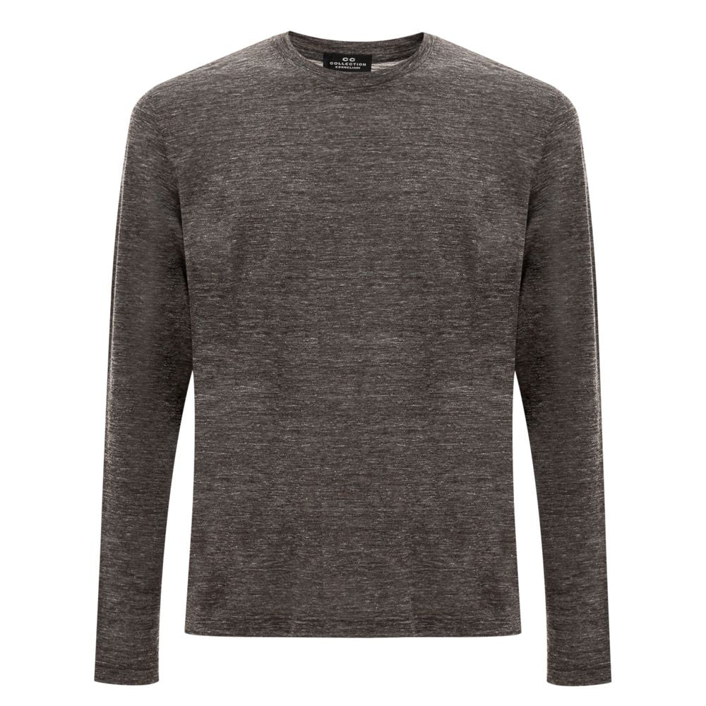 Corneliani T-shirt in grey wool