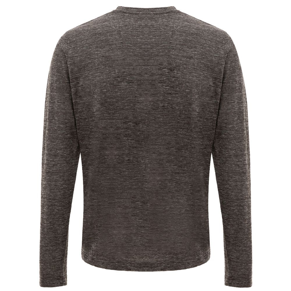 Corneliani T-shirt in grey wool