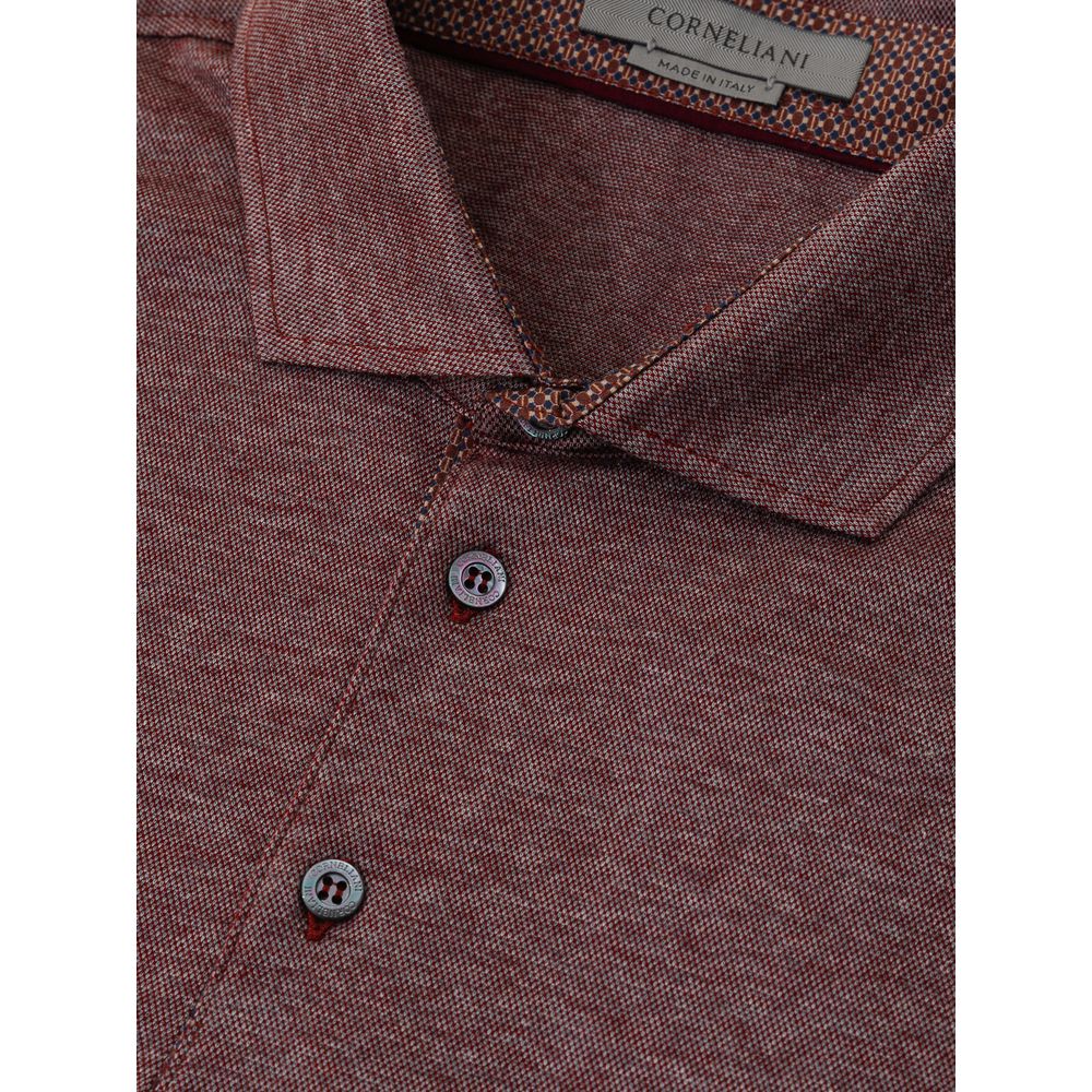 Corneliani Lila Baumwoll-Poloshirt