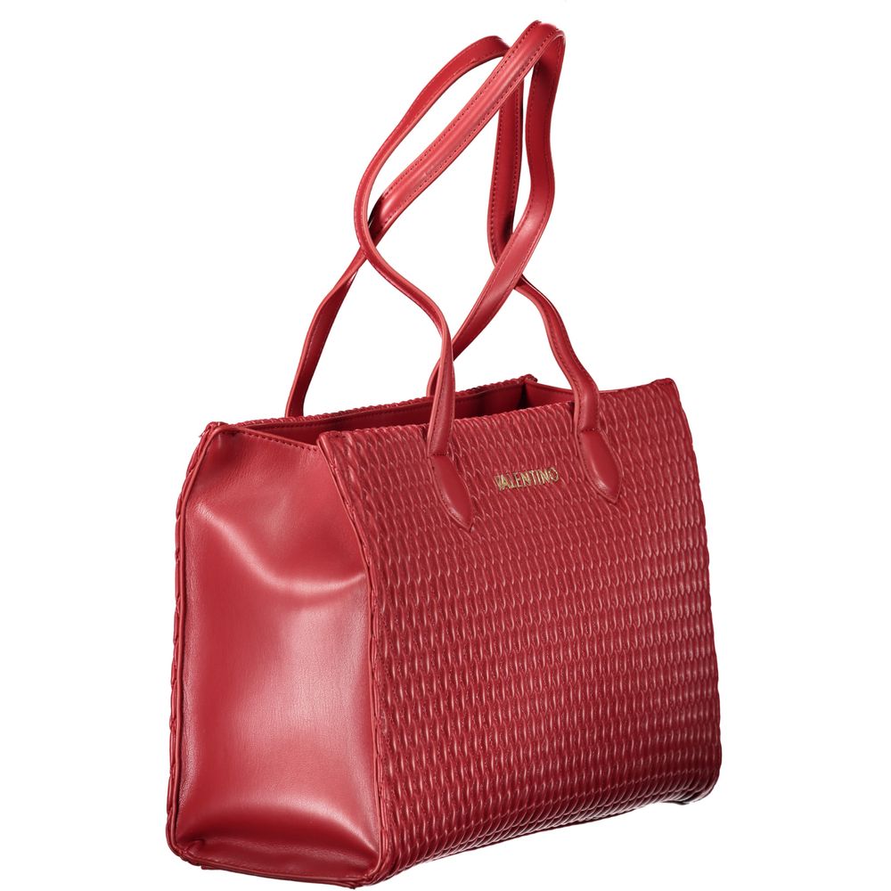 Valentino Bags Rote Polyethylen Frauen Handtasche