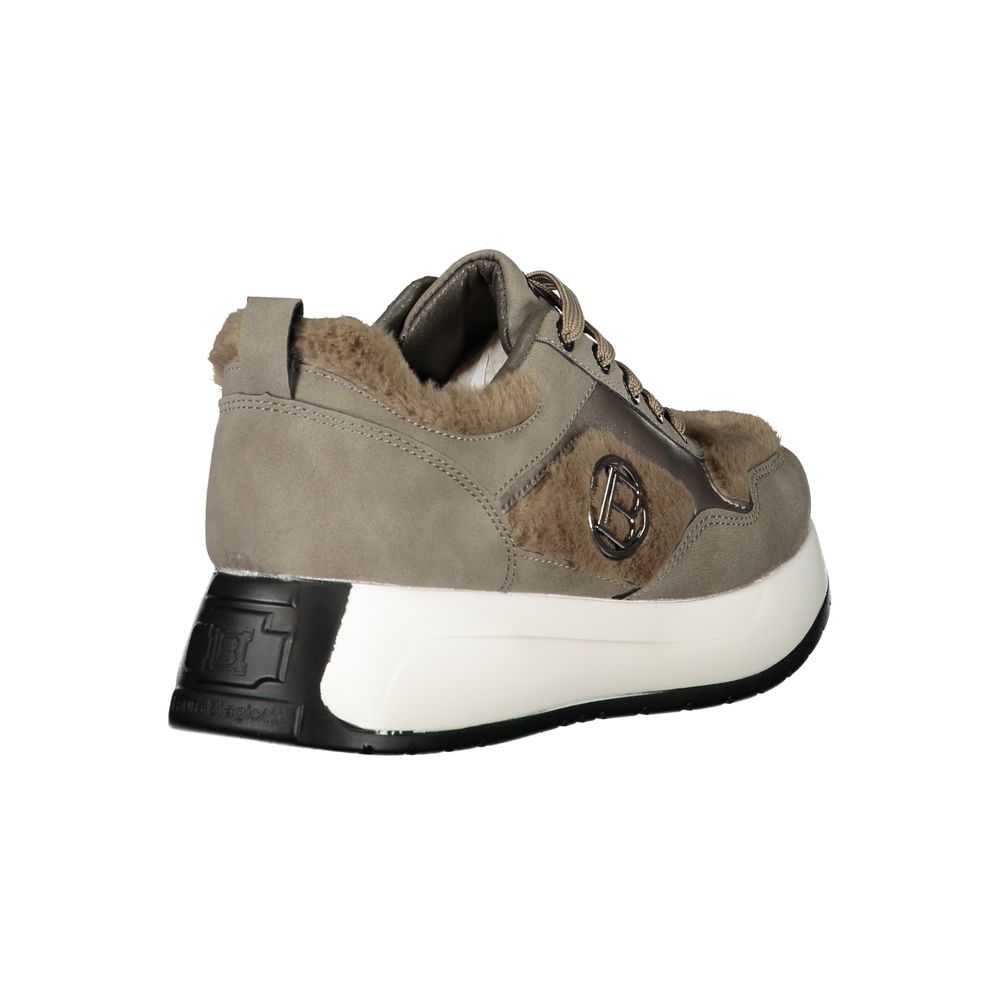 Laura Biagiotti Graue Polyethylen Damen Sneaker