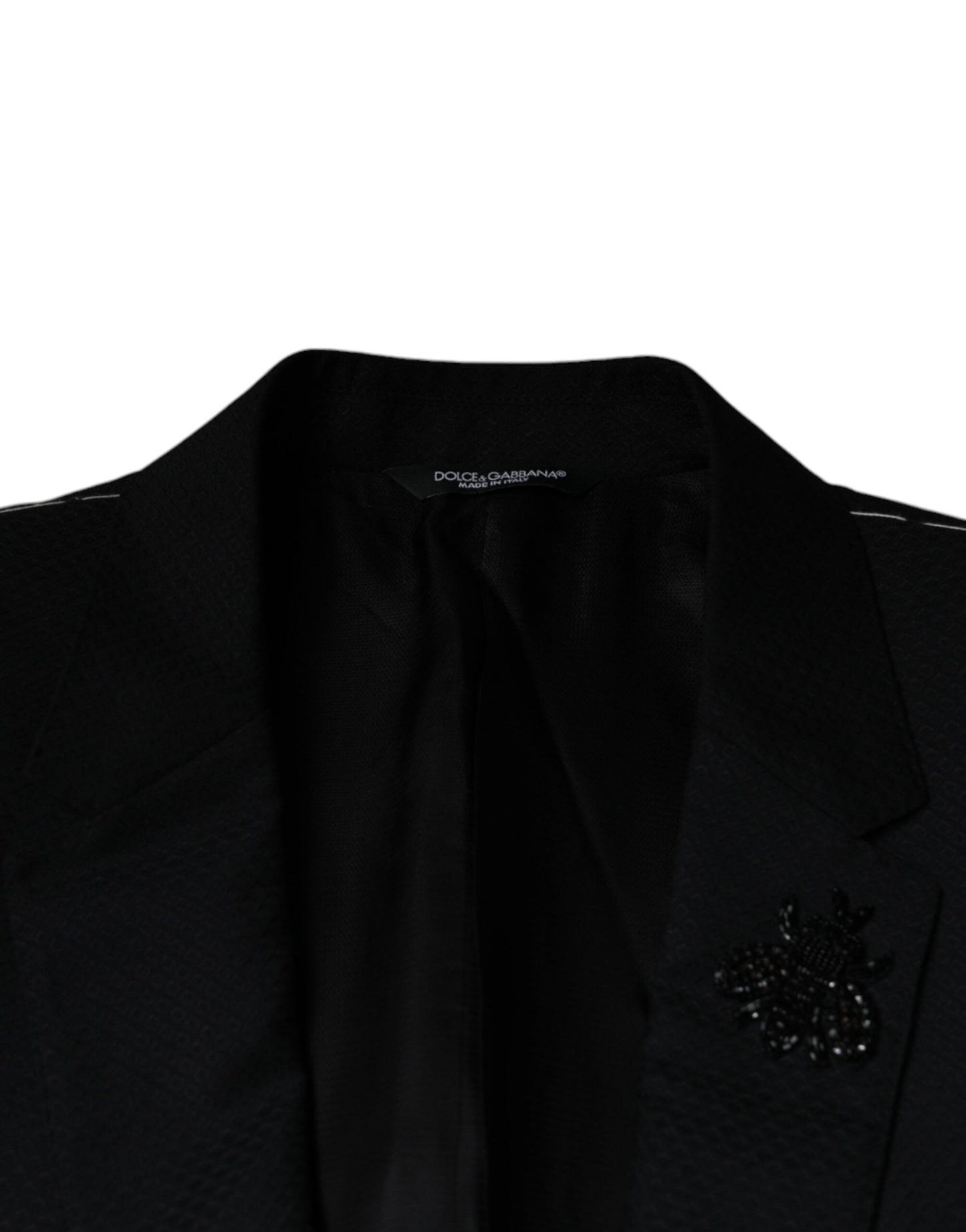 Dolce & Gabbana Schwarzer MARTINI Biene einreihiger Blazer