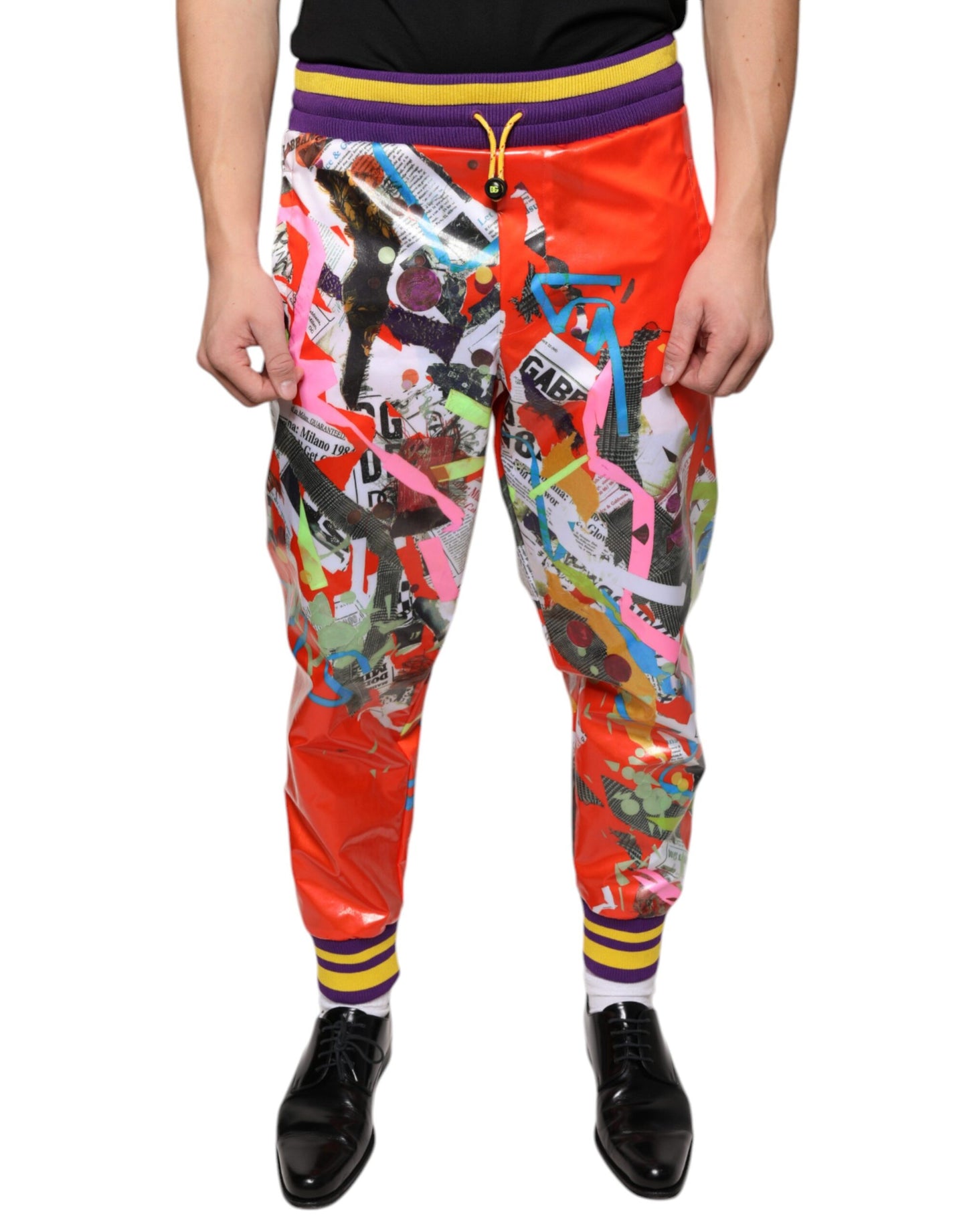 Dolce & Gabbana Multicolor bedruckte Jogger-Sweatpants Hose