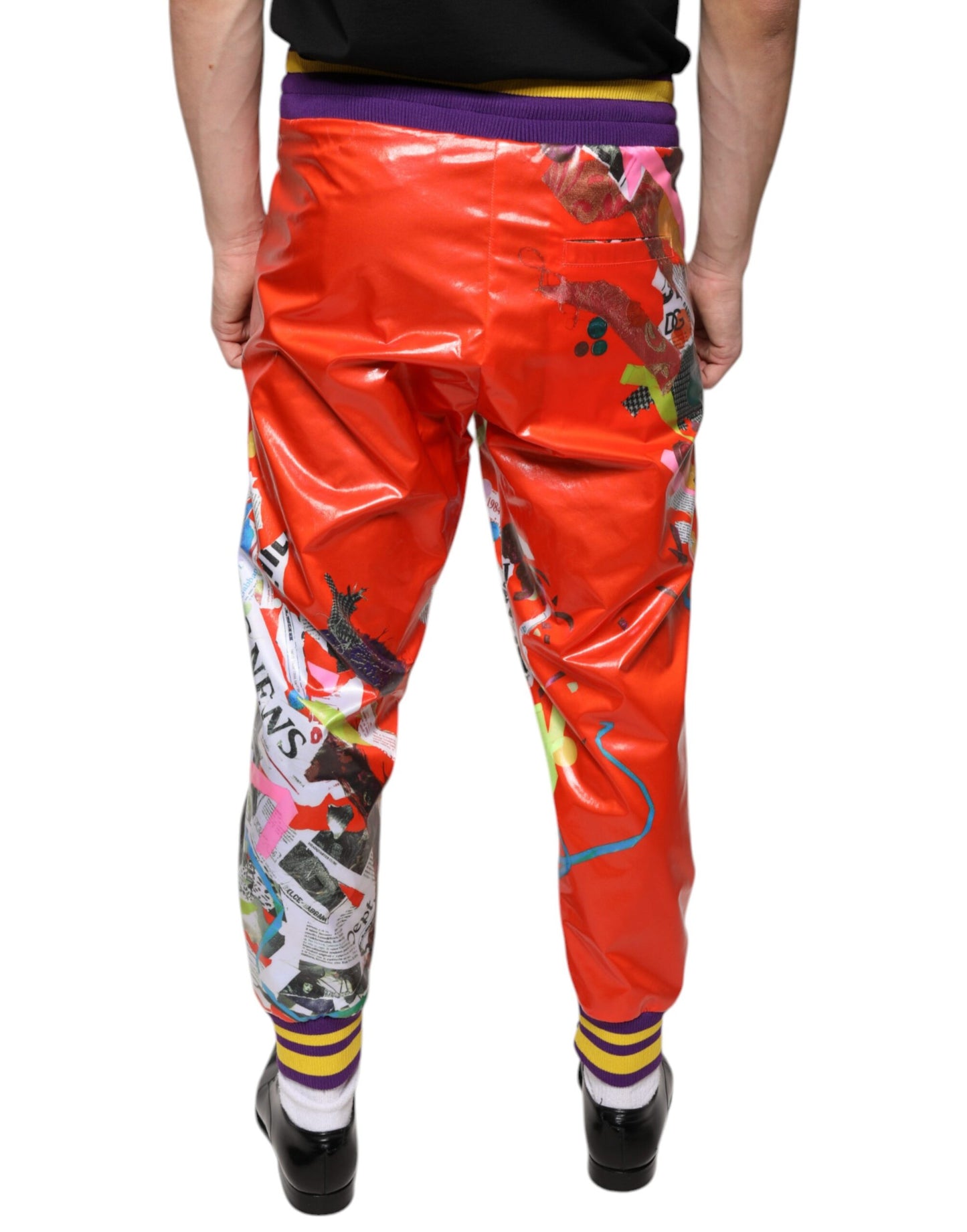 Dolce & Gabbana Multicolor bedruckte Jogger-Sweatpants Hose