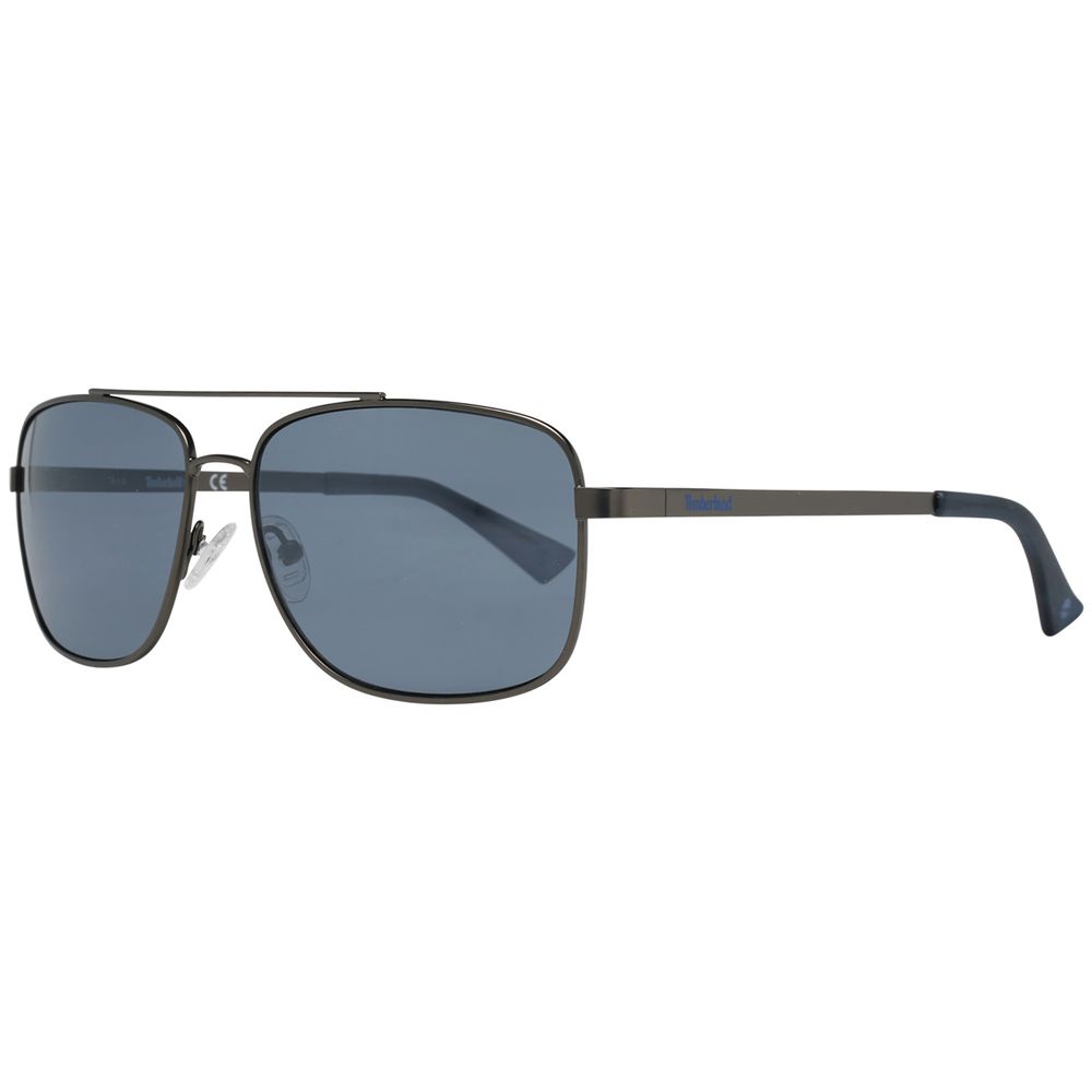 Timberland Schwarze Metall-Sonnenbrille