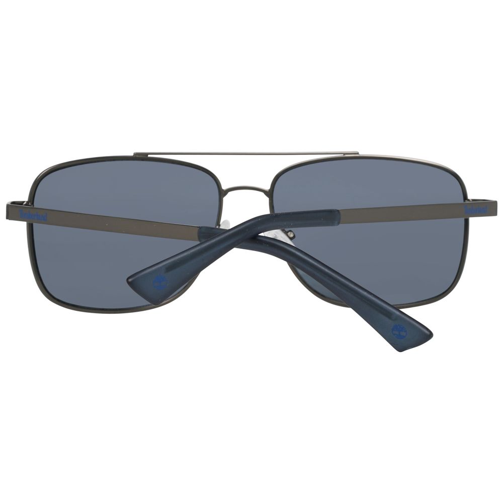 Timberland Schwarze Metall-Sonnenbrille