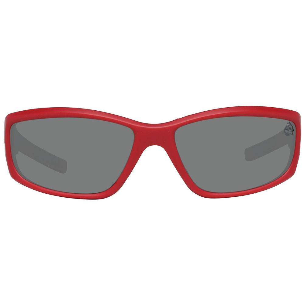 Timberland Rote Plastiksonnenbrille