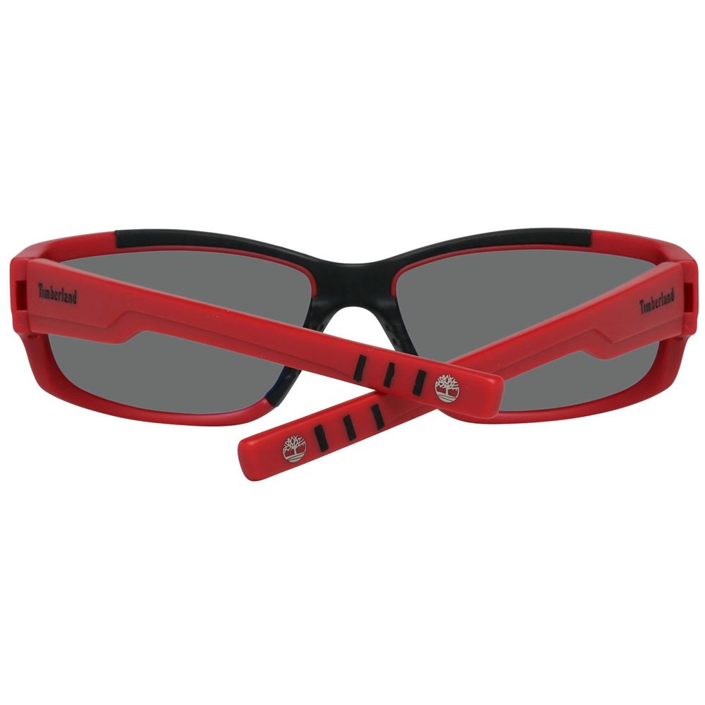 Timberland Rote Plastiksonnenbrille