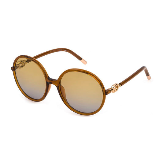 Furla brown sprayed sunglasses