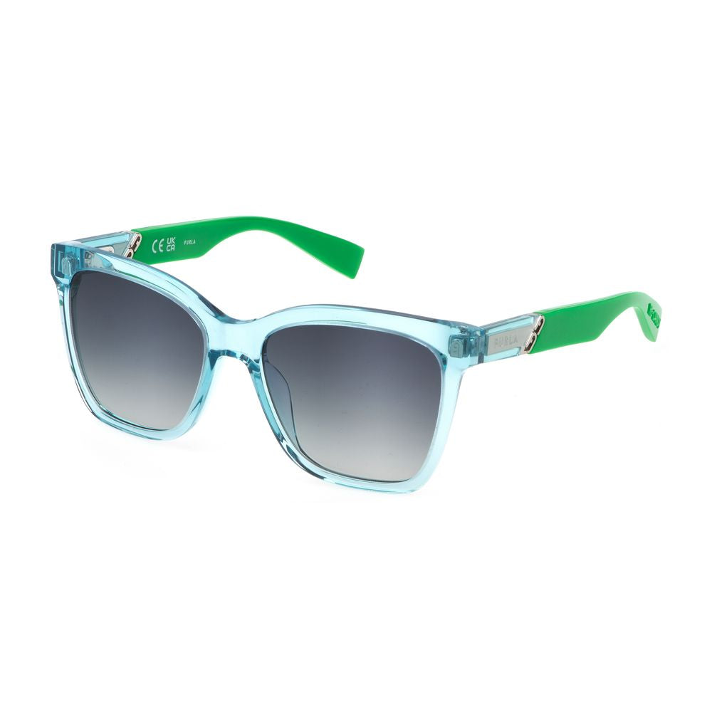 Furla Blaue Plastiksonnenbrille