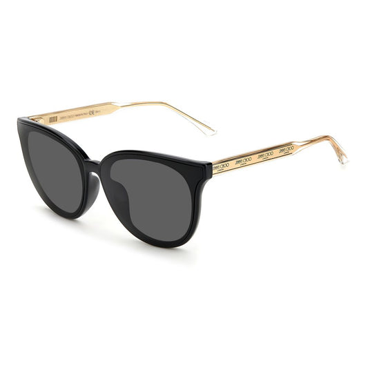 Jimmy Choo Schwarz gespritzte Sonnenbrille