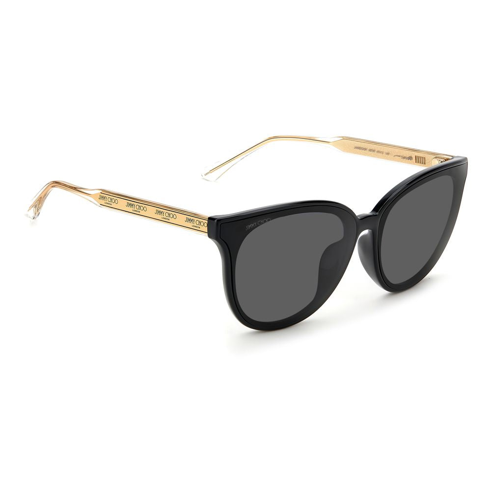 Jimmy Choo Schwarz gespritzte Sonnenbrille