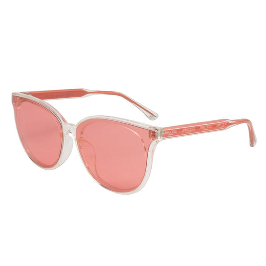 Jimmy Choo Transparente Acetat-Sonnenbrille