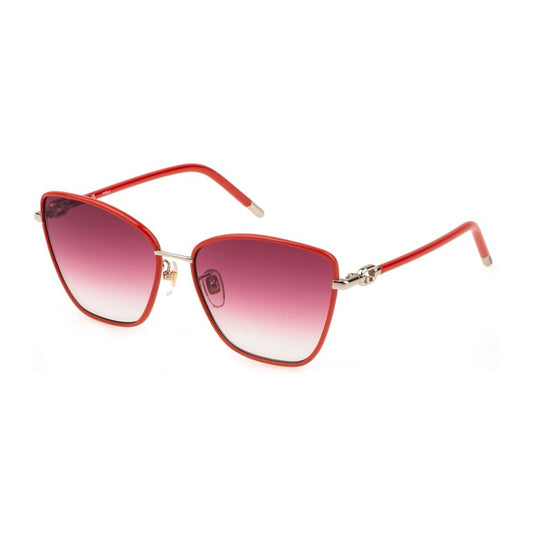 Furla Rote Acetat-Sonnenbrille