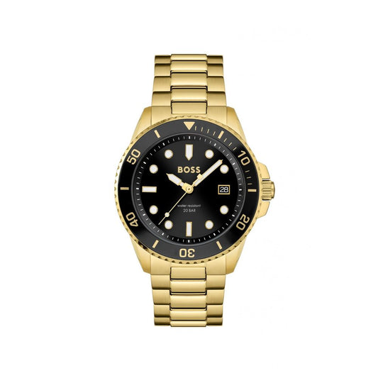 Hugo Boss gold stainless steel watch