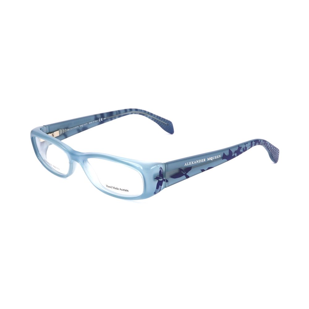 Alexander McQueen Blaue Acetat-Rahmen