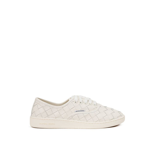 Bottega Veneta White Leather Sneakers