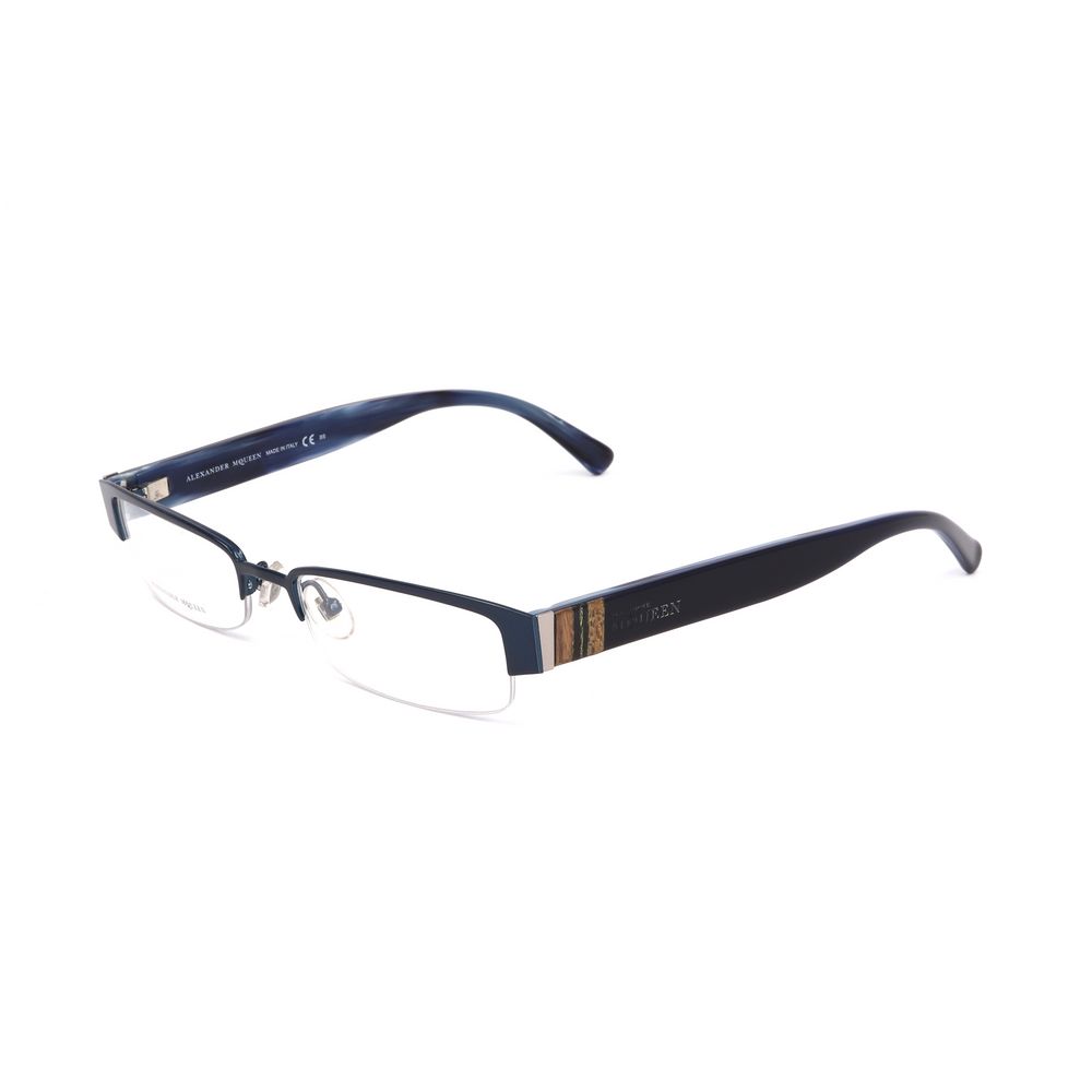 Alexander McQueen Blue Metal Frame