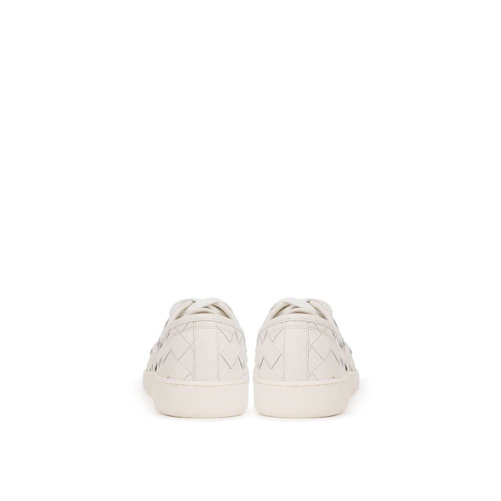 Bottega Veneta White Leather Sneakers