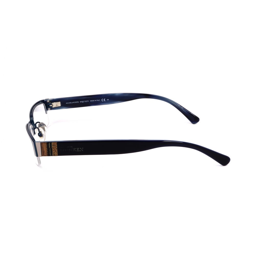 Alexander McQueen Blue Metal Frame