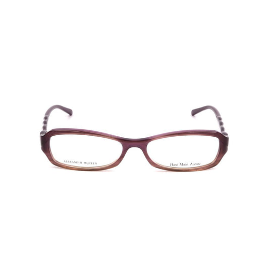 Alexander McQueen purple acetate frame