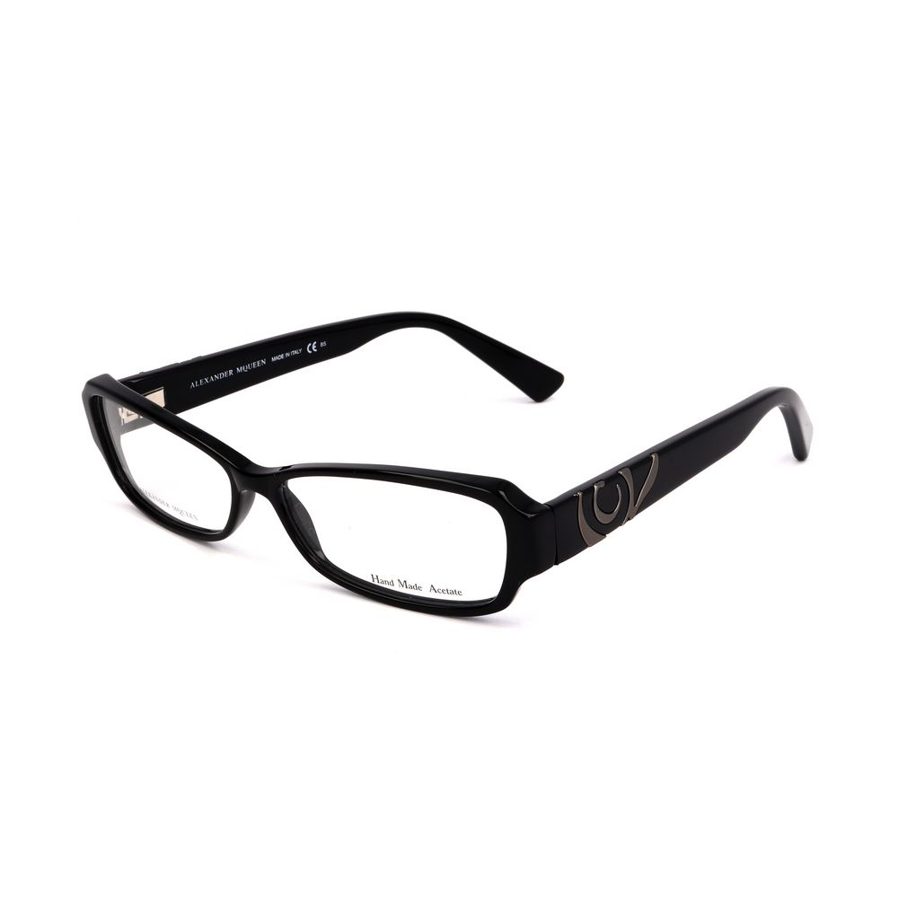 Alexander McQueen Black Acetate Frame