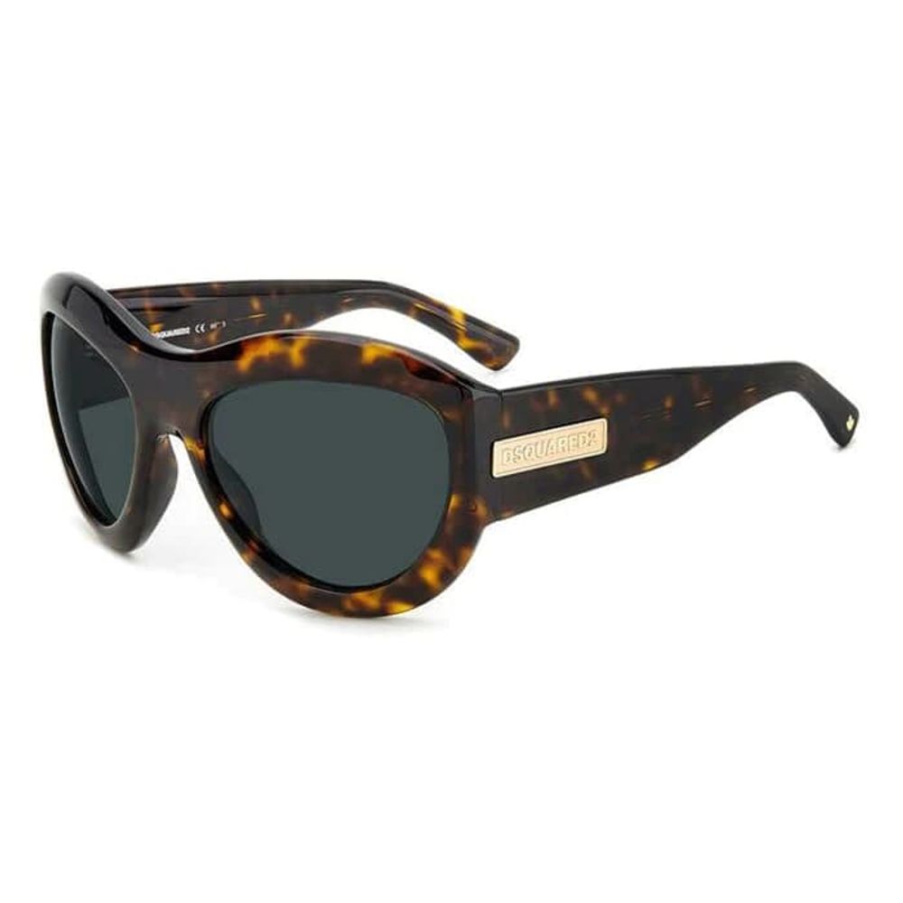 Dsquared² Braune Plastiksonnenbrille