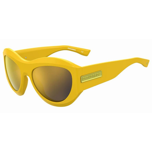 Dsquared² Gelbe Plastiksonnenbrille