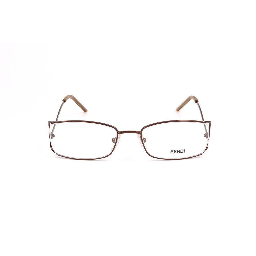 Fendi Brown Metal Frame